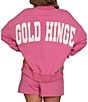 GOLD HINGE Prep Mock Neck Long Sleeve Sweatshirt - Image 2