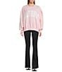 GOLD HINGE Coordinating Wide Arm Crew Neck Long Sleeve Logo Sweatshirt - Image 5