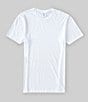 Color:White - Image 2 - Gold Label Roundtree & Yorke Supima Cotton Crew Neck Undershirts 3-Pack