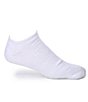 Color:White - Image 1 - Gold Label Roundtree & Yorke Big & Tall Cushion 6-Pack No Show Athletic Socks