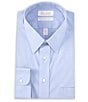 Color:Light Blue - Image 1 - Gold Label Roundtree & Yorke Big & Tall Non-Iron Fitted Point Collar Solid Dress Shirt