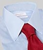 Color:Light Blue - Image 2 - Gold Label Roundtree & Yorke Big & Tall Non-Iron Fitted Point Collar Solid Dress Shirt