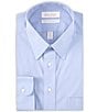 Roundtree & Yorke Gold Label Roundtree & Yorke Big & Tall Non-Iron Point Collar Solid Dress Shirt, Color:Light Blue - Image 1