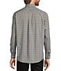 Color:Black-Grey - Image 2 - Gold Label Roundtree & Yorke Big & Tall Non-Iron Plaid Sport Shirt