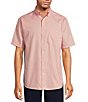 Roundtree & Yorke Gold Label Roundtree & Yorke Big & Tall Non-Iron Short Sleeve Solid Dobby Sport Shirt,New Products : American Fashion Style Bags On Sale