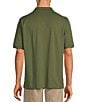 Color:Army Green - Image 2 - Gold Label Roundtree & Yorke Big & Tall Non-Iron Short Sleeve Solid Pique Polo Shirt