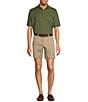 Color:Army Green - Image 3 - Gold Label Roundtree & Yorke Big & Tall Non-Iron Short Sleeve Solid Pique Polo Shirt