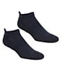 Color:Navy - Image 1 - Gold Label Roundtree & Yorke Half-Cushion Performance Tab No-Show Socks 2-Pack