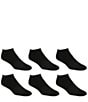 Color:Black - Image 1 - Gold Label Roundtree & Yorke No-Show Athletic Socks 6-Pack