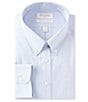 Color:Blue - Image 1 - Gold Label Roundtree & Yorke Non-Iron Fitted Button Down Collar Solid Dress Shirt