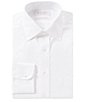 Color:White - Image 1 - Gold Label Roundtree & Yorke Non-Iron Fitted Spread-Collar Solid Dress Shirt