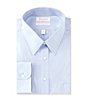 Color:Light Blue - Image 1 - Gold Label Roundtree & Yorke Solid Non-Iron Fitted Point Collar Dress Shirt