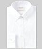 Color:White - Image 1 - Gold Label Roundtree & Yorke Full-Fit Non-Iron Button-Down Collar Solid Dress Shirt