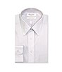 Color:Grey - Image 1 - Gold Label Roundtree & Yorke Full-Fit Non-Iron Point Collar Micro-Print Dress Shirt