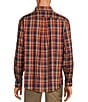 Color:Red - Image 2 - Gold Label Roundtree & Yorke Non Iron Long Sleeve Large Plaid Sport Shirt