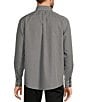 Roundtree & Yorke Gold Label Roundtree & Yorke Non-Iron Long Sleeve Small Checked Print Sport Shirt, Color:Black - Image 2