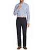 Gold Label Roundtree & Yorke Non-Iron Long Sleeve Solid Dobby Sport Shirt - Image 3