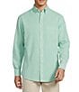 Gold Label Roundtree & Yorke Non-Iron Solid Linen Sport Shirt - Image 5