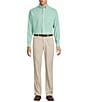 Gold Label Roundtree & Yorke Non-Iron Solid Linen Sport Shirt - Image 3
