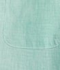 Gold Label Roundtree & Yorke Non-Iron Solid Linen Sport Shirt - Image 4