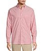 Roundtree & Yorke Gold Label Roundtree & Yorke Non-Iron Long Sleeve Solid Oxford Sport Shirt, Color:Pink - Image 1