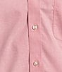 Roundtree & Yorke Gold Label Roundtree & Yorke Non-Iron Long Sleeve Solid Oxford Sport Shirt, Color:Pink - Image 4