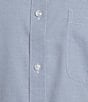 Roundtree & Yorke Gold Label Roundtree & Yorke Non-Iron Short Sleeve Solid Dobby Sport Shirt, Color:Blue - Image 4
