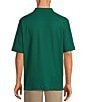 Roundtree & Yorke Gold Label Roundtree & Yorke Non-Iron Short Sleeve Solid Pique Polo Shirt, Color:Emerald - Image 2