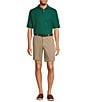 Roundtree & Yorke Gold Label Roundtree & Yorke Non-Iron Short Sleeve Solid Pique Polo Shirt, Color:Emerald - Image 3