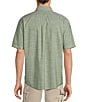 Color:Army Green - Image 2 - Gold Label Roundtree & Yorke Non-Iron Short Sleeve Solid Slub Sport Shirt