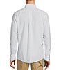 Color:White - Image 2 - Gold Label Roundtree & Yorke Non-Iron Slim Fit Long Sleeve Checked Sport Shirt