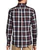 Color:Green Multi - Image 2 - Gold Label Roundtree & Yorke Non-Iron Slim Fit Long Sleeve Large Plaid Sport Shirt
