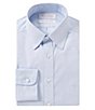 Color:Blue - Image 1 - Gold Label Roundtree & Yorke Non-Iron Slim-Fit Point Collar Solid Dress Shirt