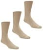 Color:Khaki - Image 1 - Gold Label Roundtree & Yorke Relaxed-Top Socks 3-Pack