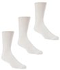 Color:White - Image 1 - Gold Label Roundtree & Yorke Relaxed-Top Socks 3-Pack