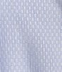 Color:Blue - Image 4 - Gold Label Roundtree & Yorke Slim Non-Iron Long Sleeve Thin Stripe Sport Shirt