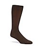 Color:Dark Brown - Image 1 - Gold Label Roundtree & Yorke Solid Crew Dress Socks 3-Pack