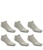 Color:Grey - Image 1 - Gold Label Roundtree & Yorke Sport No-Show Athletic Socks 6-Pack