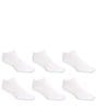 Color:White - Image 1 - Gold Label Roundtree & Yorke Sport No-Show Athletic Socks 6-Pack