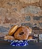 Golden Rabbit Enamelware Swirl Cake Plate, Color:Cobalt - Image 3