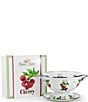 Golden Rabbit Enamelware Cherry Colander Giftbox Set - Image 1