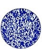 Color:Blue - Image 2 - Enamelware Cobalt Sandwich Plates, Set of 4