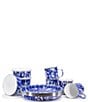 Color:Blue - Image 2 - Enamelware Cobalt Swirl 12-Piece Dinnerware Set