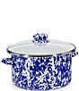 Color:Cobalt - Image 1 - Cobalt Swirl 6-Quart Stock Pot