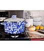 Color:Cobalt - Image 3 - Cobalt Swirl 6-Quart Stock Pot