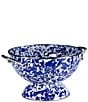 Color:Cobalt - Image 1 - Enamelware Swirl Colander