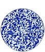Color:Blue - Image 2 - Enamelware Cobalt Swirl Dinner Plates, Set of 4