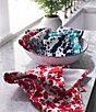 Golden Rabbit Cotton Swirl Kitchen Towels, Set of 2, Color:Red - Image 3