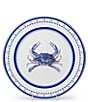 Golden Rabbit Enamelware Blue Crab Charger Plates, Set of 2, Color:Blue - Image 2