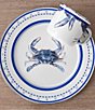 Golden Rabbit Enamelware Blue Crab Charger Plates, Set of 2, Color:Blue - Image 3